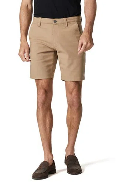 34 Heritage Arizona Stretch Cotton Blend Chino Shorts In Brown