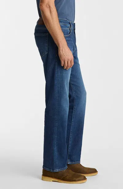 34 Heritage Camino Mid Rise Relaxed Straight Leg Jeans In Blue