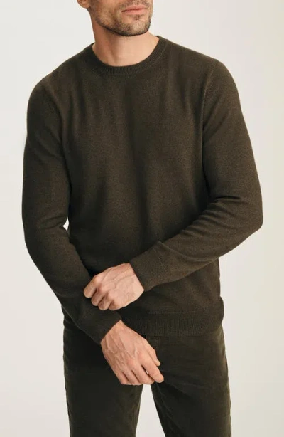 34 Heritage Cashmere & Silk Blend Crewneck Sweater In Brown