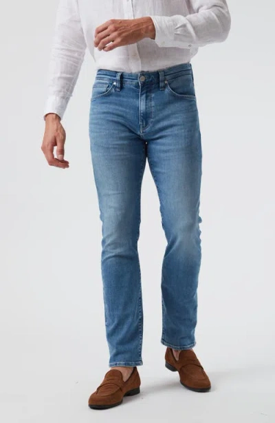 34 Heritage Charisma Relaxed Straight Leg Jeans In Mid Brushed Organic