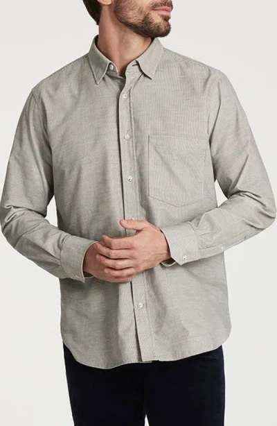 34 Heritage Corduroy Button-up Shirt In Gray
