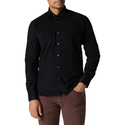 34 Heritage Corduroy Button-up Shirt In Black