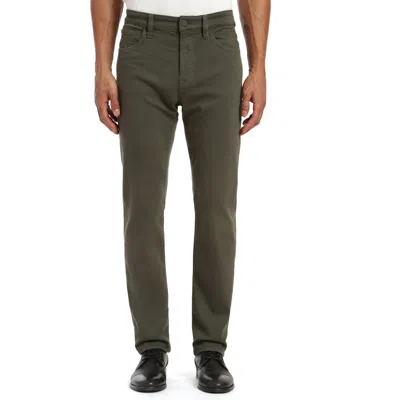 34 Heritage Courage Slim Straight Jeans In Green