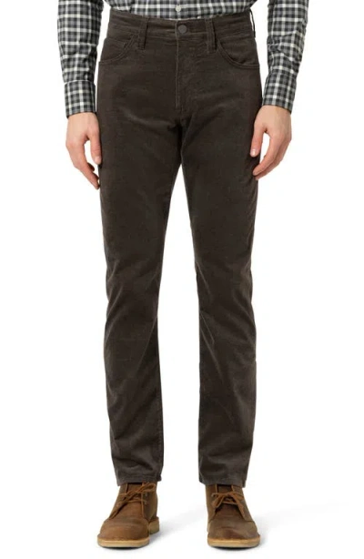 34 Heritage Courage Straight Fit Jeans In Dark Olive Moleskin