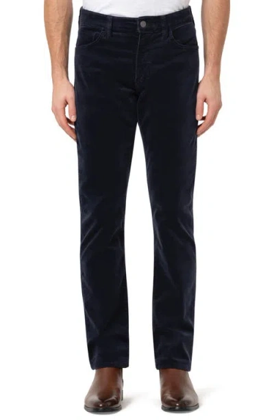 34 Heritage Courage Straight Leg Corduroy Pants In Navy Cord