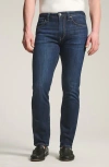 34 Heritage Courage Straight Leg Jeans In Blue