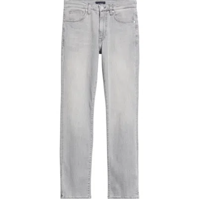 34 Heritage Courage Straight Leg Jeans In Light Grey Organic Ultra