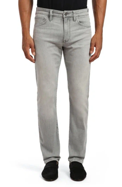 34 Heritage Courage Straight Leg Jeans In Light Grey Urban