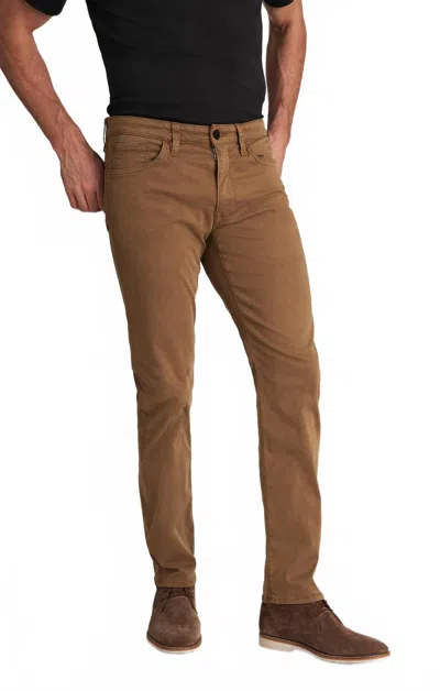34 Heritage Courage Straight Leg Pants In Brown Twill