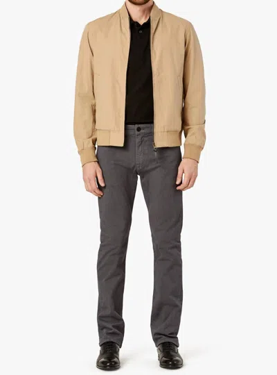 34 Heritage Courage Straight Leg Pants In Grey Diagonal In Black