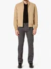 34 Heritage Courage Straight Leg Pants In Grey Diagonal In Multi