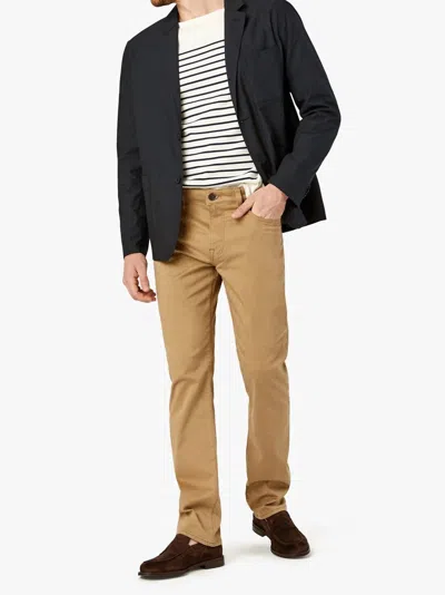 34 Heritage Courage Straight Leg Pants In Khaki Twill In Brown