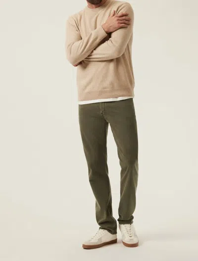 34 Heritage Courage Straight Leg Twill Pant In Dark Olive In Brown