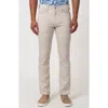 34 Heritage Charisma Straight Leg Twill Pants In Cream Cross Twill