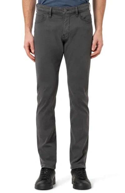 34 Heritage Courage Stretch Cotton Twill Straight Leg Pants In Ash Twill