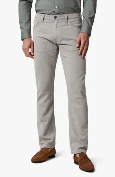 34 Heritage Courage Stretch Cotton Twill Straight Leg Pants In Brown Refined Twill