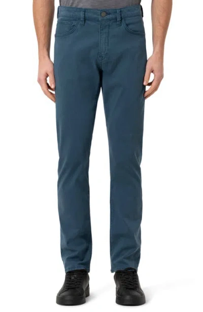 34 Heritage Courage Stretch Cotton Twill Straight Leg Pants In Petrol Twill
