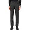 34 Heritage Courage Stretch Straight Leg Pants In Charcoal Fancy