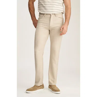 34 Heritage Courage Stretch Twill Straight Leg Pants In Neutral