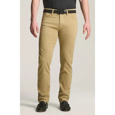 34 Heritage Courage Textured Straight Leg Pants In Brown