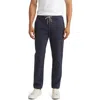 34 Heritage Formia Drawstring Pants In Navy Soft Touch