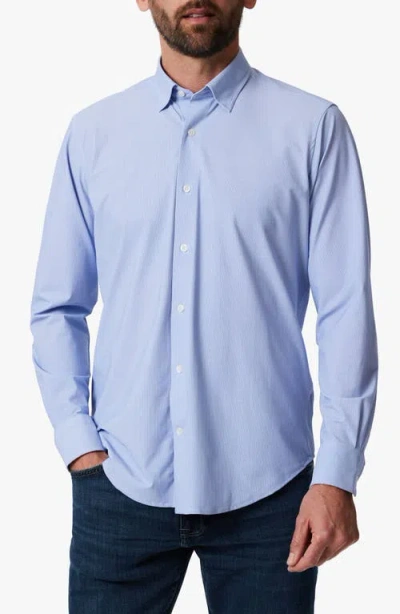 34 Heritage Geometric Button-up Shirt In Blue