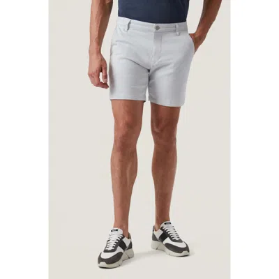 34 Heritage Hampton Slim Fit Twill Chino Shorts In Gray