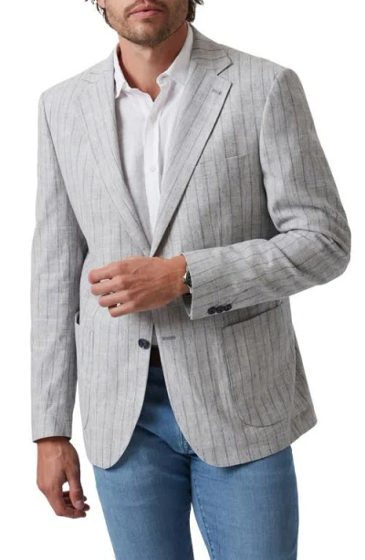 34 Heritage Matteo Check & Stripe Sport Coat In Gray