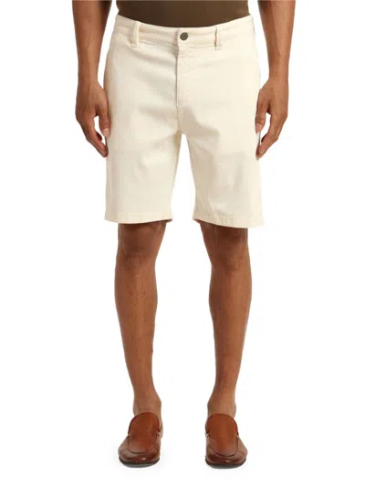 34 Heritage Men's Flat Front Shorts In White