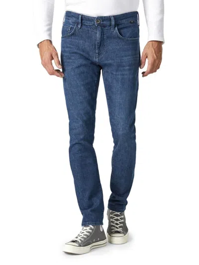 34 Heritage Men's Slim Leg Jeans In Dark Blue