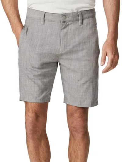34 Heritage Men's Textured Shorts In Grey