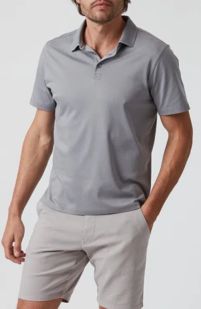 34 Heritage Pima Cotton Polo In Monument Grey