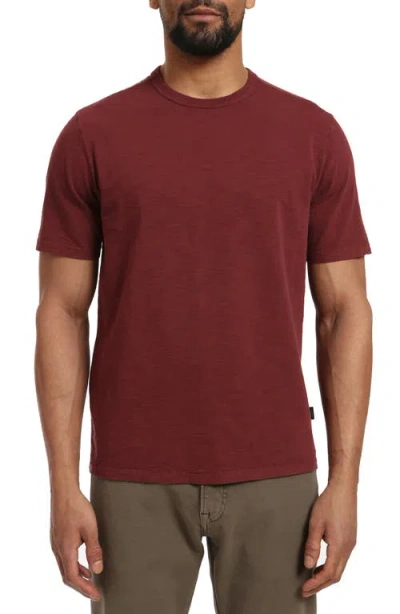 34 Heritage Slub Cotton Crewneck T-shirt In Port