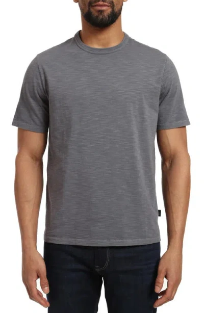 34 Heritage Slub Cotton Crewneck T-shirt In Winter Grey