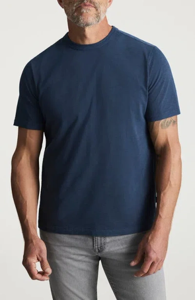 34 Heritage Slub Cotton Crewneck T-shirt In Blue