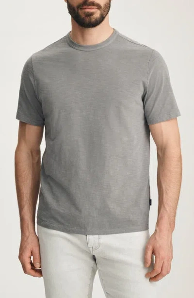 34 Heritage Slub Cotton Crewneck T-shirt In Gray