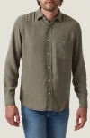 34 Heritage Solid Lyocell Button-up Shirt In Green