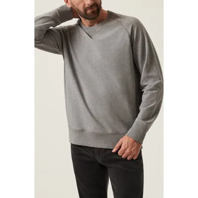34 Heritage Stretch French Terry Crewneck Sweatshirt In Gray