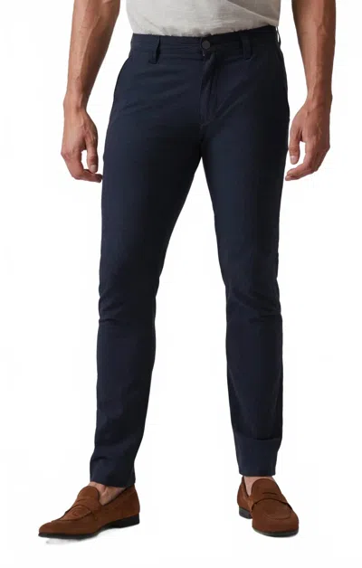 34 Heritage Verona Slim Leg Chino Pants In Night Seersucker Kona In Animal Print