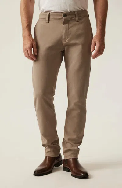 34 Heritage Verona Slim Leg Chino Pants In Vintage Khaki High Flyer In Brown