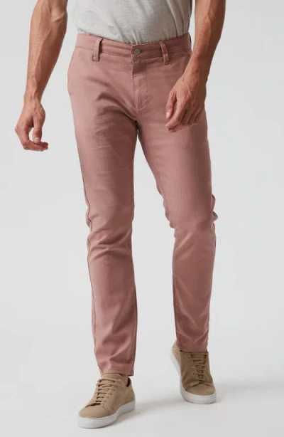 34 Heritage Verona Slim Straight Leg Chinos In Rose High Flyer