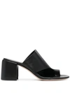 Agl Attilio Giusti Leombruni Moon Toe Loop Sandal In Black