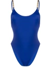 VERSACE GRECA-DETAIL ONE-PIECE SWIMSUIT