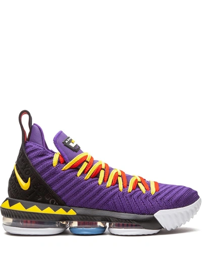 Nike Lebron Xvi Sneakers In Purple