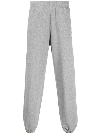 Les Girls Les Boys Logo-print Straight-leg Track Trousers In Grey