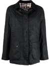 Barbour Lightweight Beadnell Wax Clothing In Navy