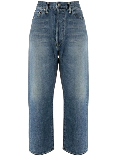 Chimala Straight-leg Cropped Jeans In Blue