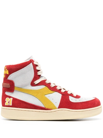 Diadora Bball High-top Sneakers In White