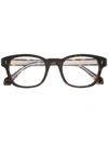 Cartier Square-frame Tortoiseshell Acetate Optical Glasses In Brown