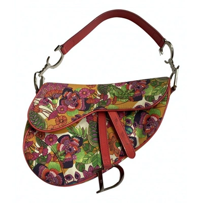 Pre-owned Dior Saddle Multicolour Cloth Handbag